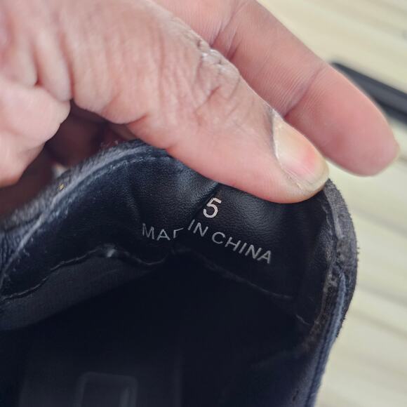 asos Black Men's Chelsea Ankle Boots Size S - Picture 9 of 9